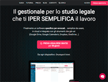 Tablet Screenshot of legaldesk.it